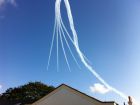 Red Arrows over the house